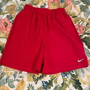Nike Bright Red Sports Shorts